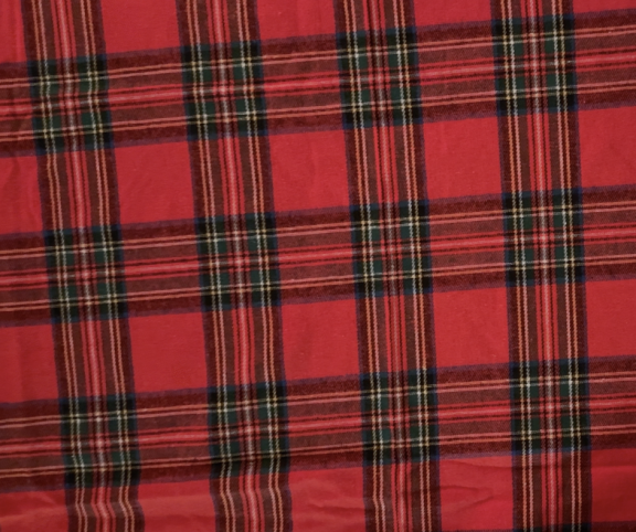 Après Red Plaid Tablecloth