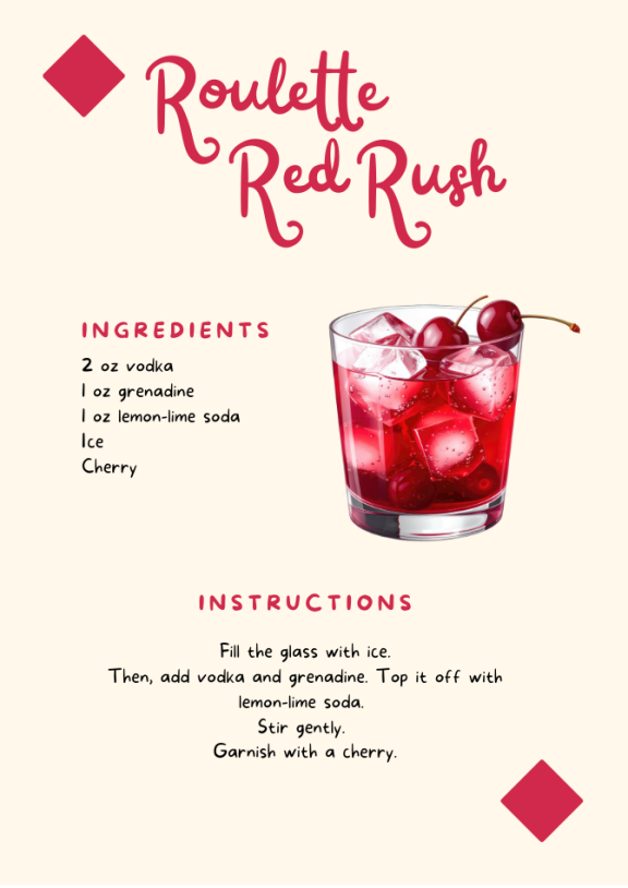 Cupid Casino Drink Recipe Red Rush
