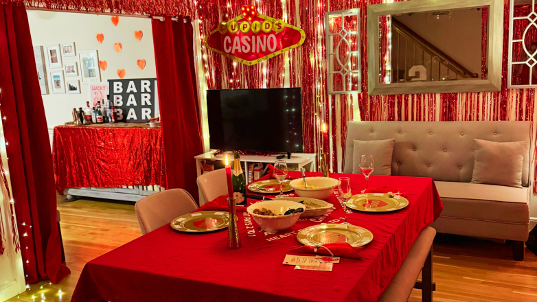 Cupid’s Casino — A Romantic Casino Themed Dinner Party