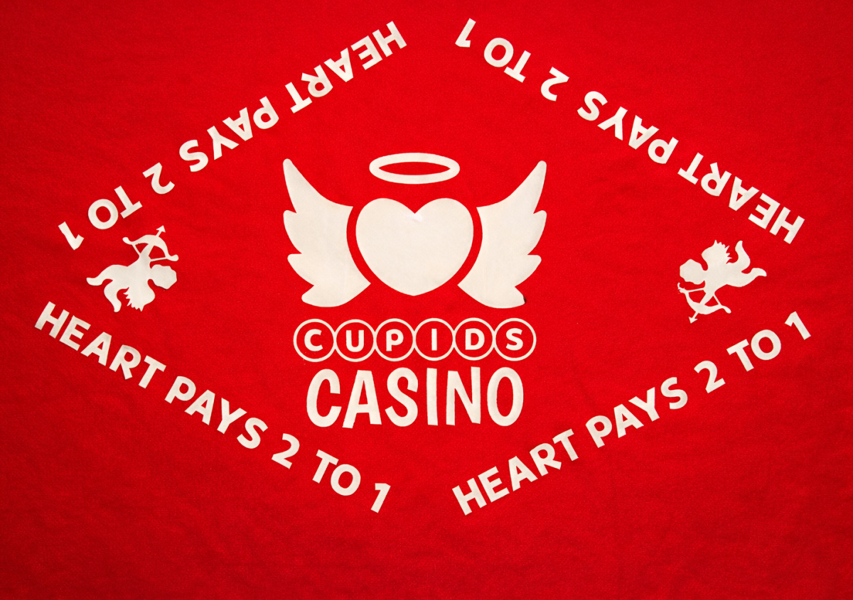 Red Cupids Casion DIY Tablecloth