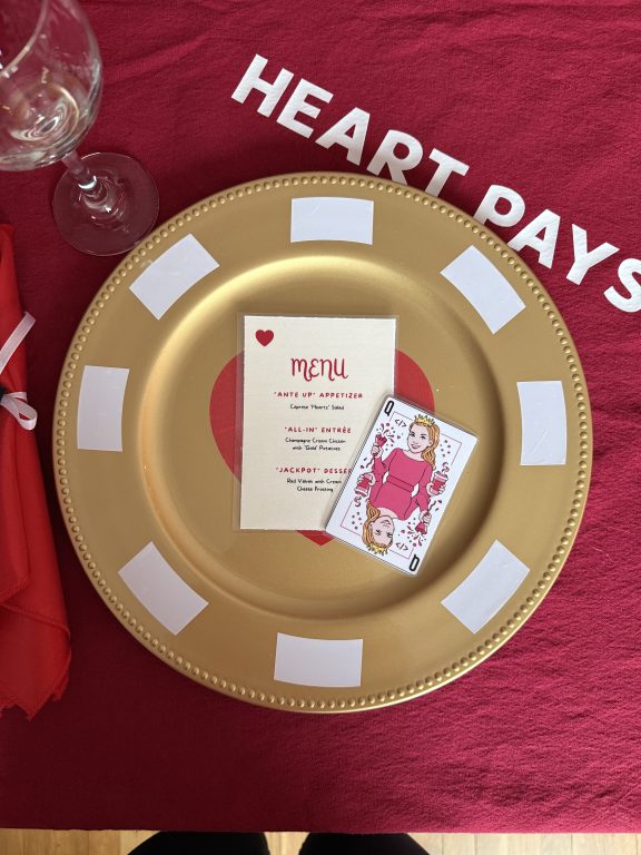 Dinner Plate that looks like Poker Chip