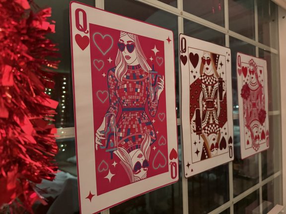 Queen Playing Card Big Prints